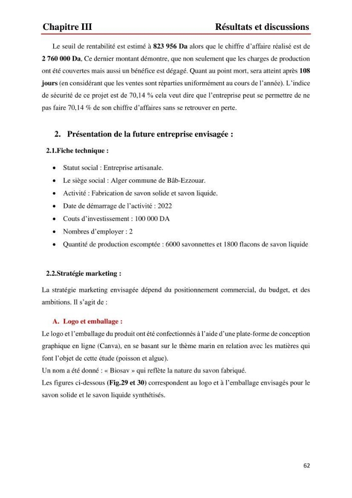 Valorisation des produits de la mer pour la fabrication de savon : Aspects techniques et économiques