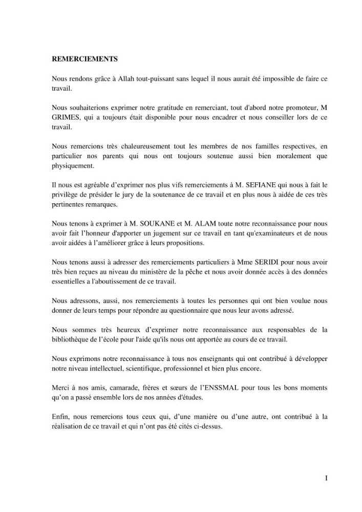 Etat des lieux de la planification de l\'espace maritime en Algerie