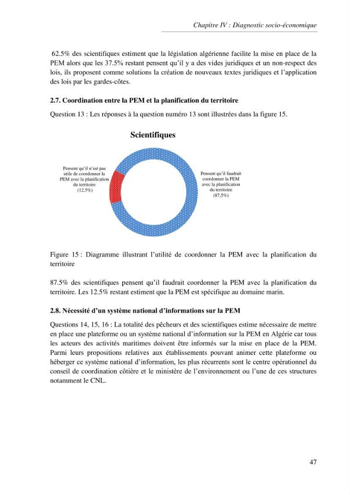 Etat des lieux de la planification de l\'espace maritime en Algerie