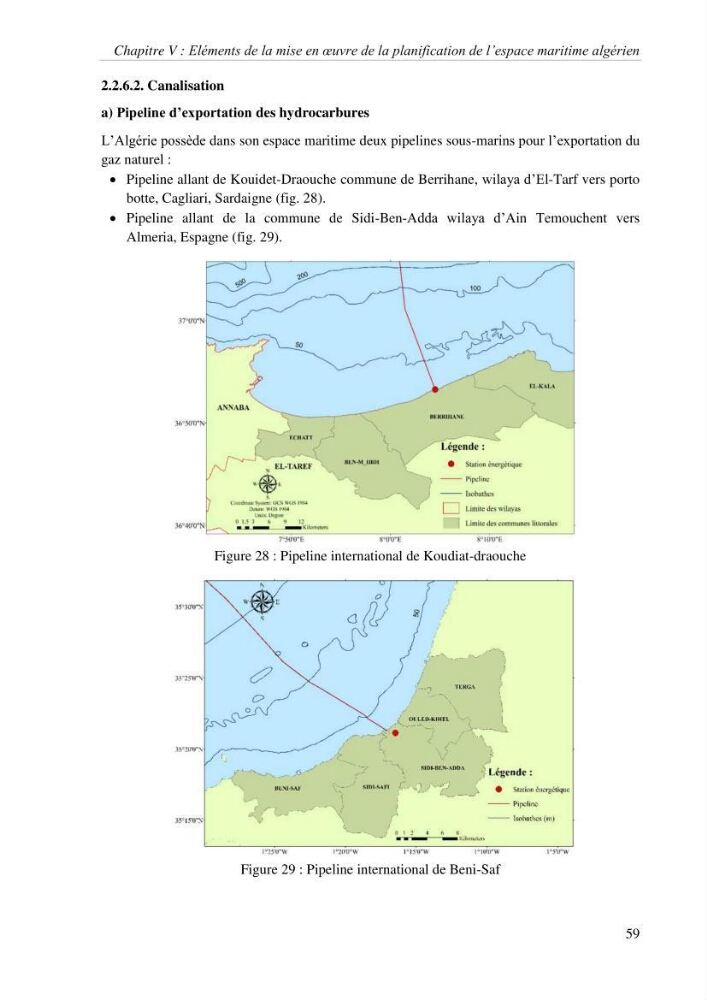 Etat des lieux de la planification de l\'espace maritime en Algerie