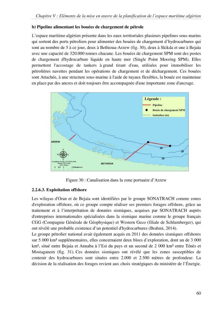 Etat des lieux de la planification de l\'espace maritime en Algerie