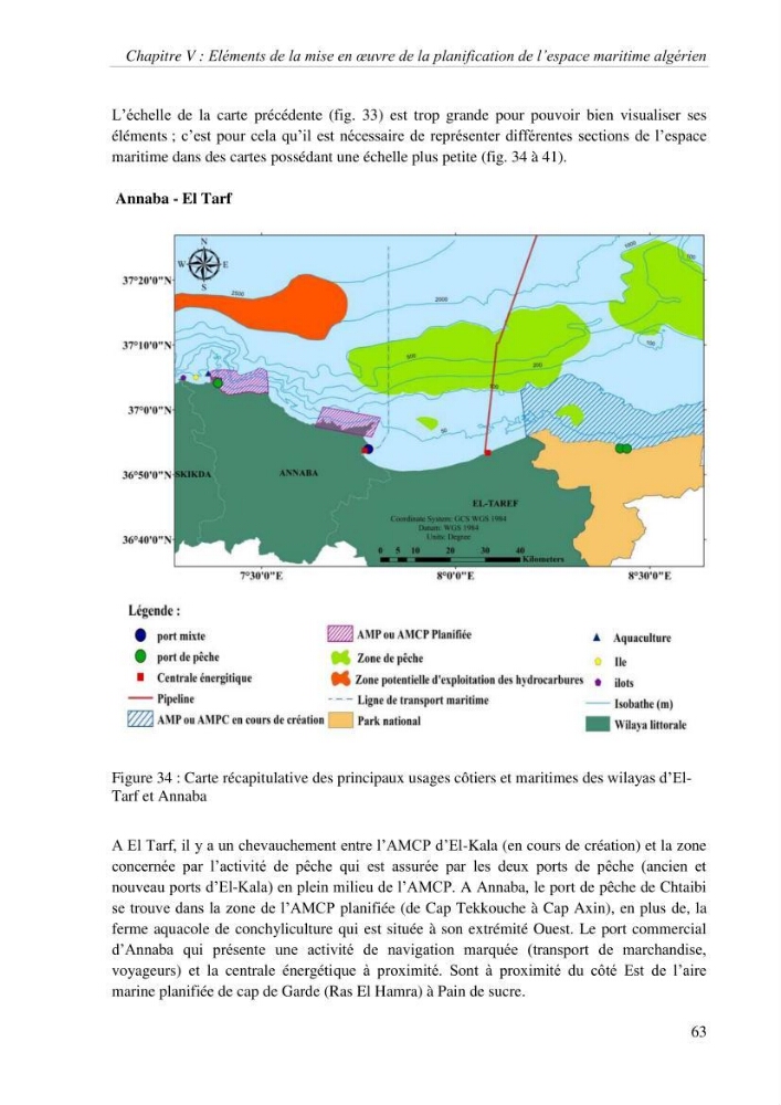 Etat des lieux de la planification de l\'espace maritime en Algerie