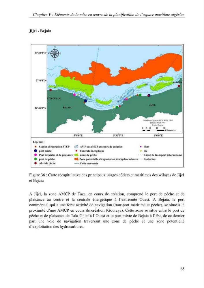 Etat des lieux de la planification de l\'espace maritime en Algerie