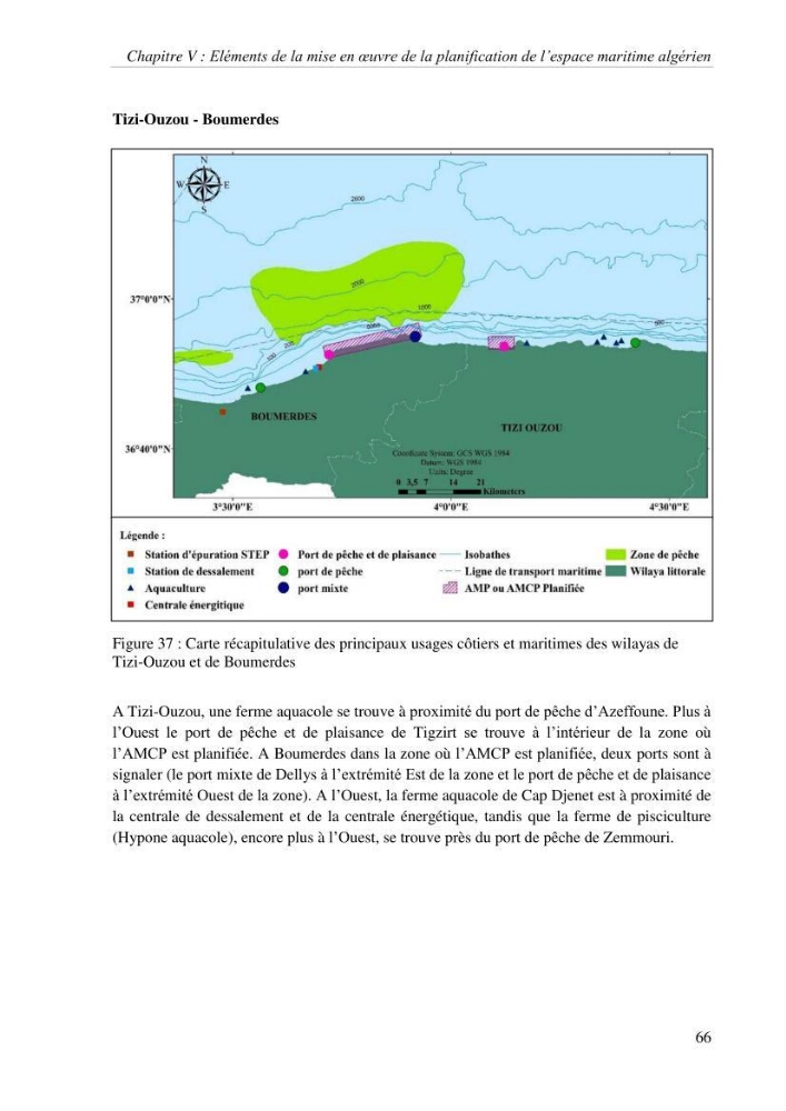 Etat des lieux de la planification de l\'espace maritime en Algerie