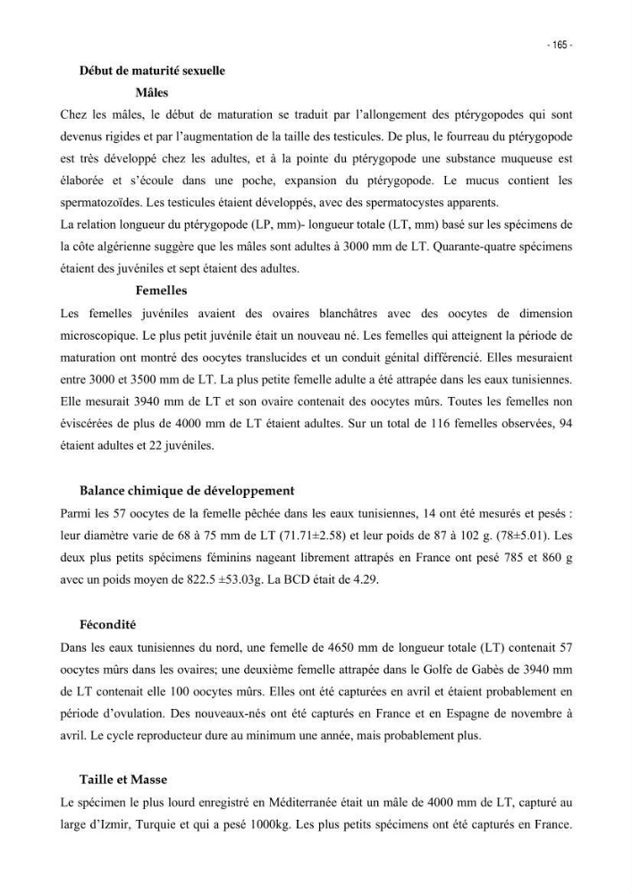 Les Sélaciens de la côte algérienne, biosystématique des requins et les raies