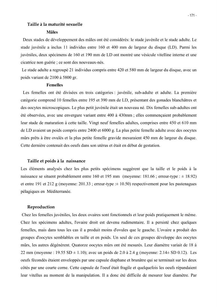 Les Sélaciens de la côte algérienne, biosystématique des requins et les raies