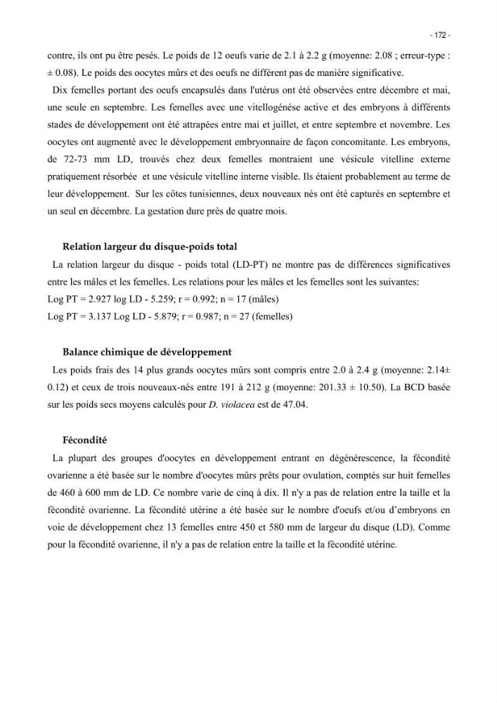 Les Sélaciens de la côte algérienne, biosystématique des requins et les raies