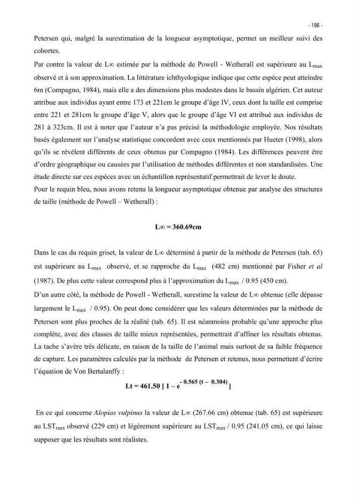 Les Sélaciens de la côte algérienne, biosystématique des requins et les raies