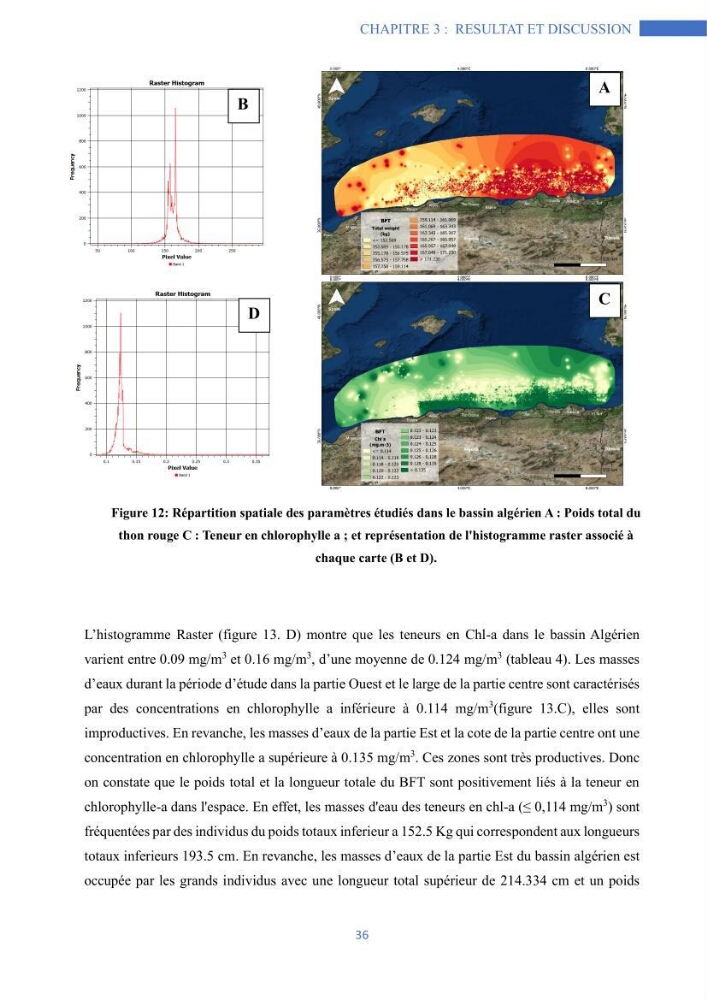 Les grands pélagiques dans le bassin algérien environnement, analyse spatio-temporelle et modelisation