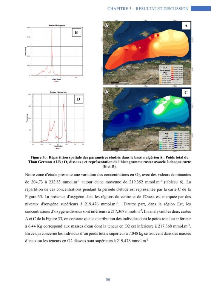 Les grands pélagiques dans le bassin algérien environnement, analyse spatio-temporelle et modelisation
