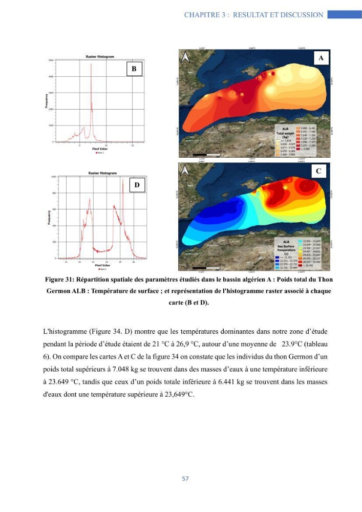 Les grands pélagiques dans le bassin algérien environnement, analyse spatio-temporelle et modelisation