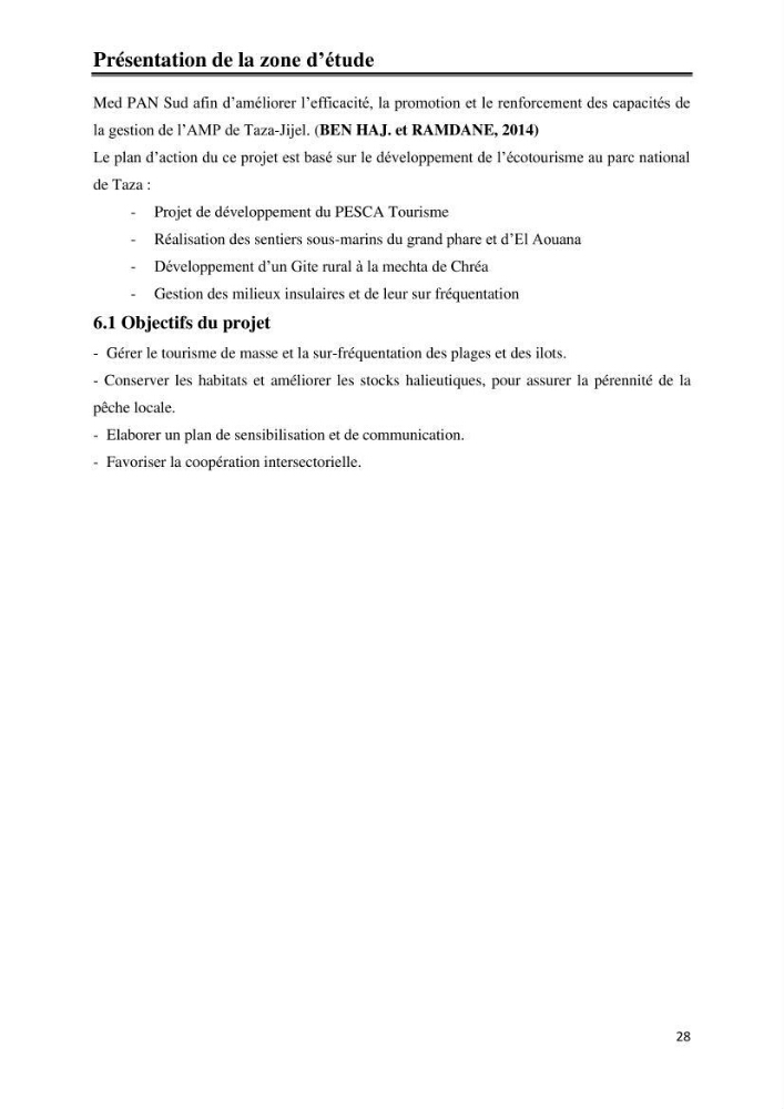 Milieux insulaires, quel avenir? étude d\'intégration des iles et ilots dans le processus de gouvernance de la future aire marine protégée du Parc National de Taza-Jijel: