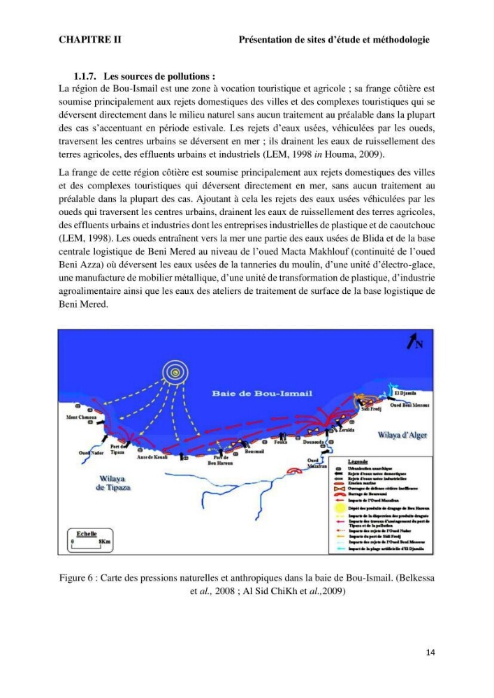 Caractérisation des biocenoces benthiques des côtes Algériennes