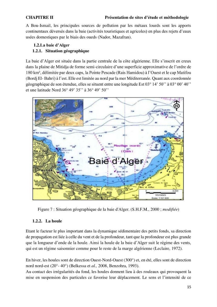 Caractérisation des biocenoces benthiques des côtes Algériennes