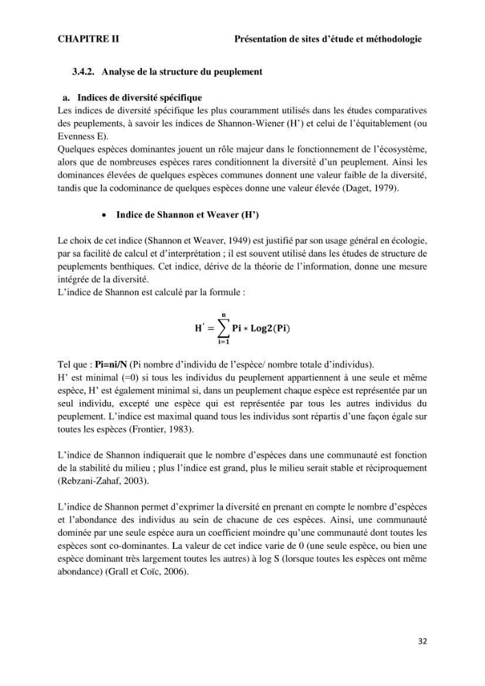 Caractérisation des biocenoces benthiques des côtes Algériennes