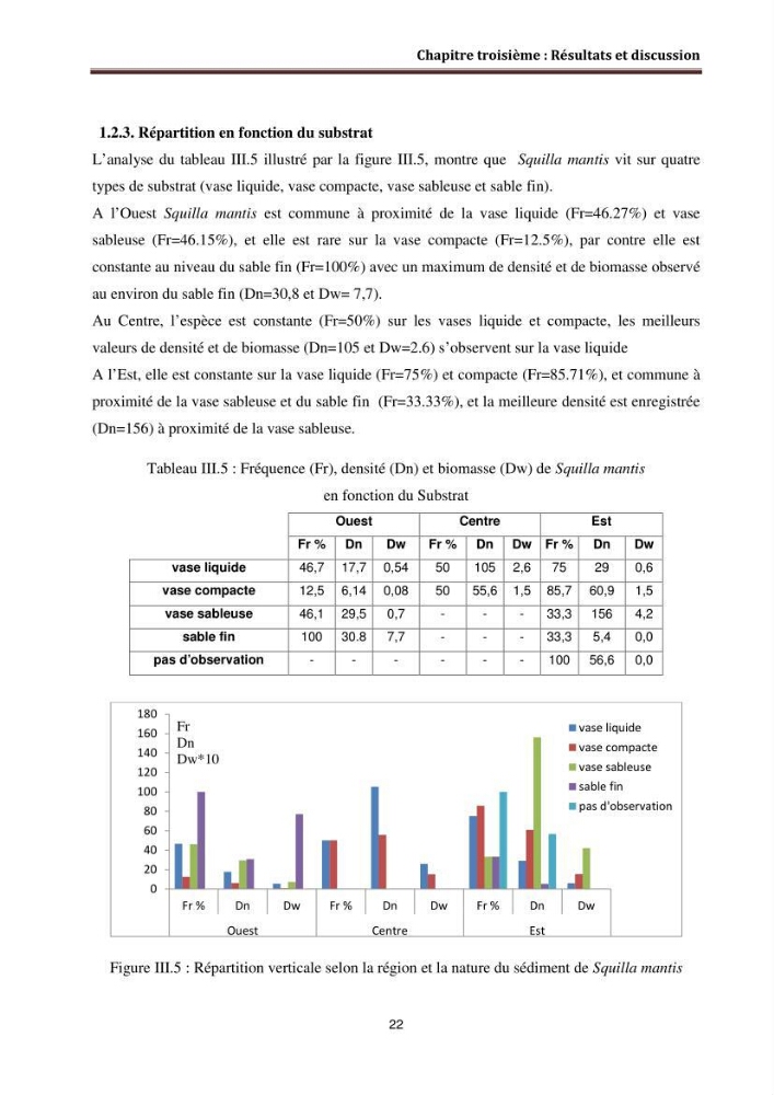 Contribution à l\'étude du comportement de la squille mante ( Squilla mantis Linnaeus, 1758) dans le bassin algerien