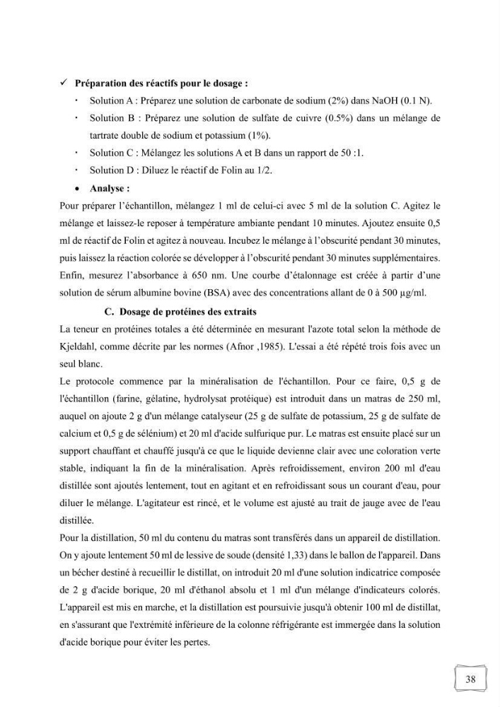 Contribution à la valorisation des coproduits des espèces d\'holothurie ( concombre de mer ) pêchées dans la côte algérienne