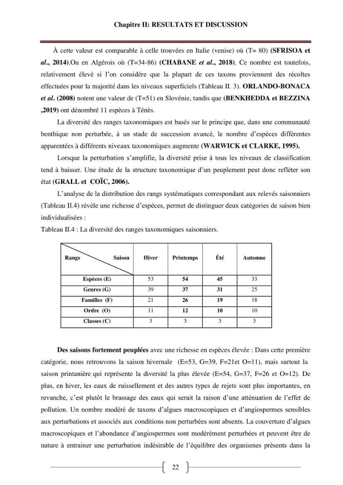 Bioévaluation de la qualité des eaux marines côtières les peuplements macrophytes benthiques.