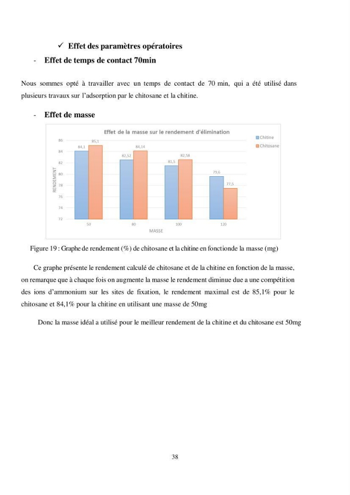 Valorisation d’un biopolymère (cas de chitosane) dans le processus du traitement des effluents piscicole