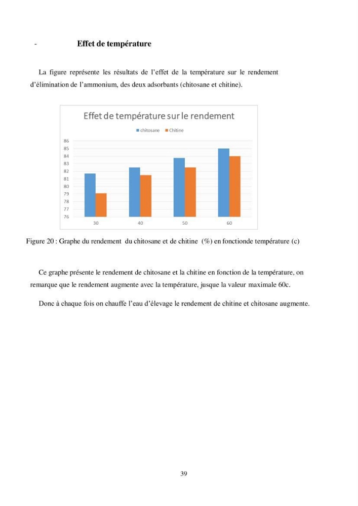 Valorisation d’un biopolymère (cas de chitosane) dans le processus du traitement des effluents piscicole