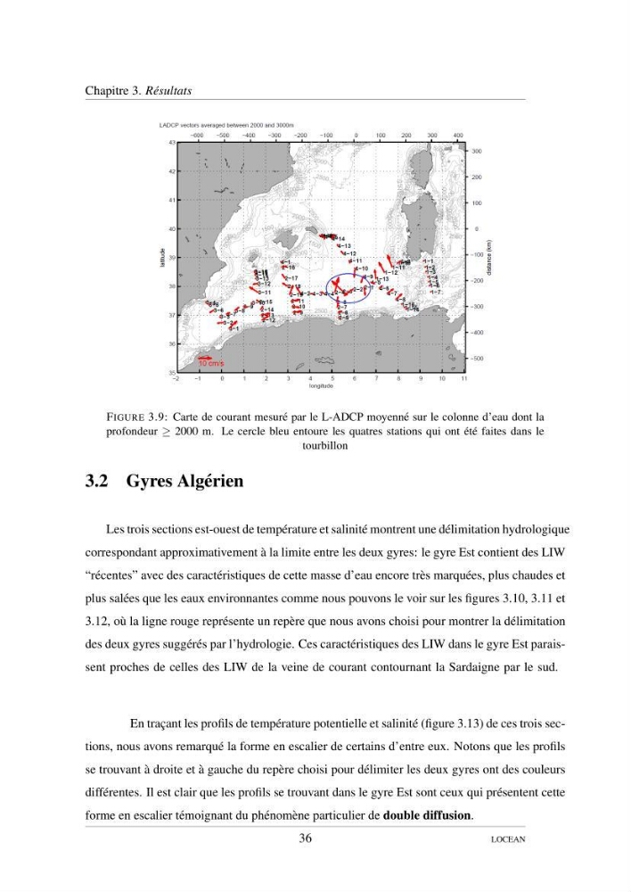 Hydrologie et circulation océanique dans le bassin Algerien: