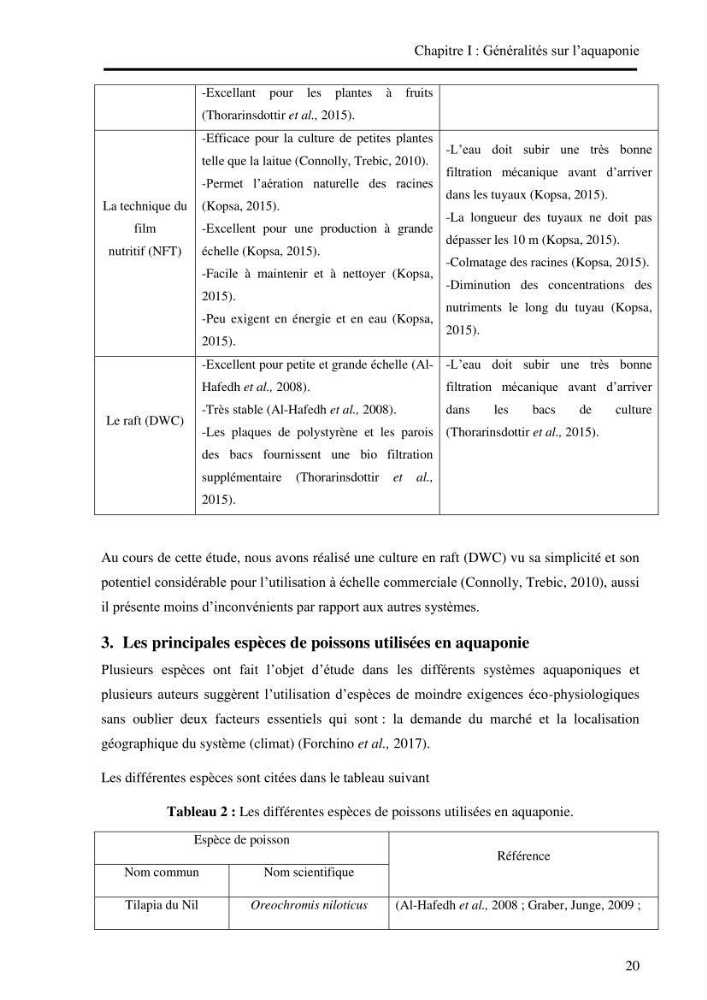 Suivi d\'un systeme d\'élevage en aquaculture