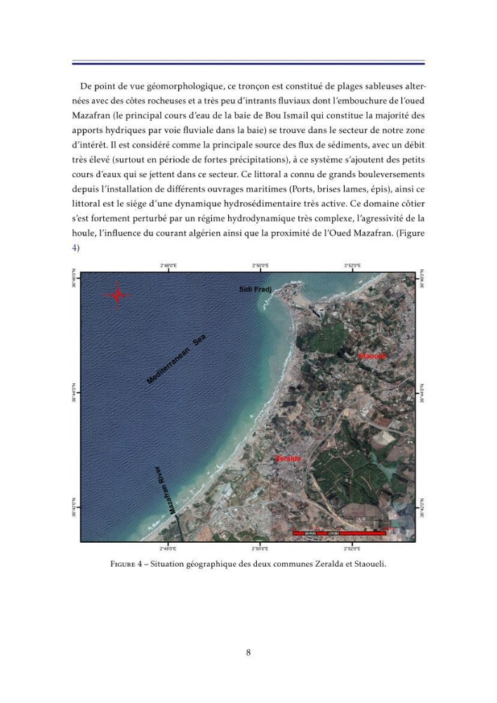 Apport de la télédétection très haute résolution pour l’étude diachronique des plages de la région centre algérienne