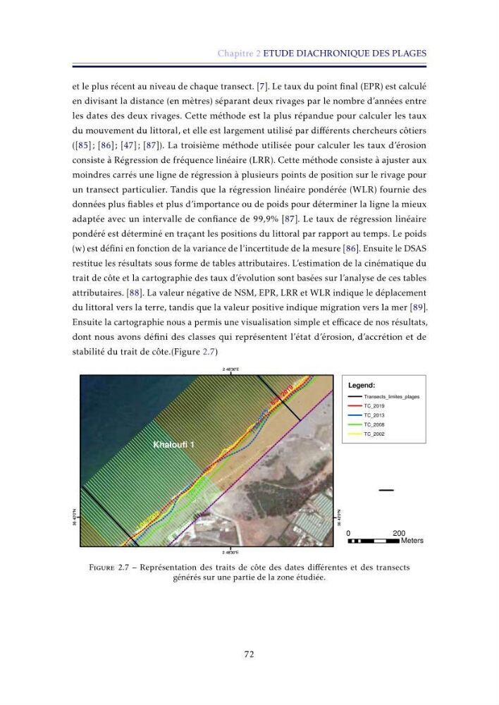 Apport de la télédétection très haute résolution pour l’étude diachronique des plages de la région centre algérienne