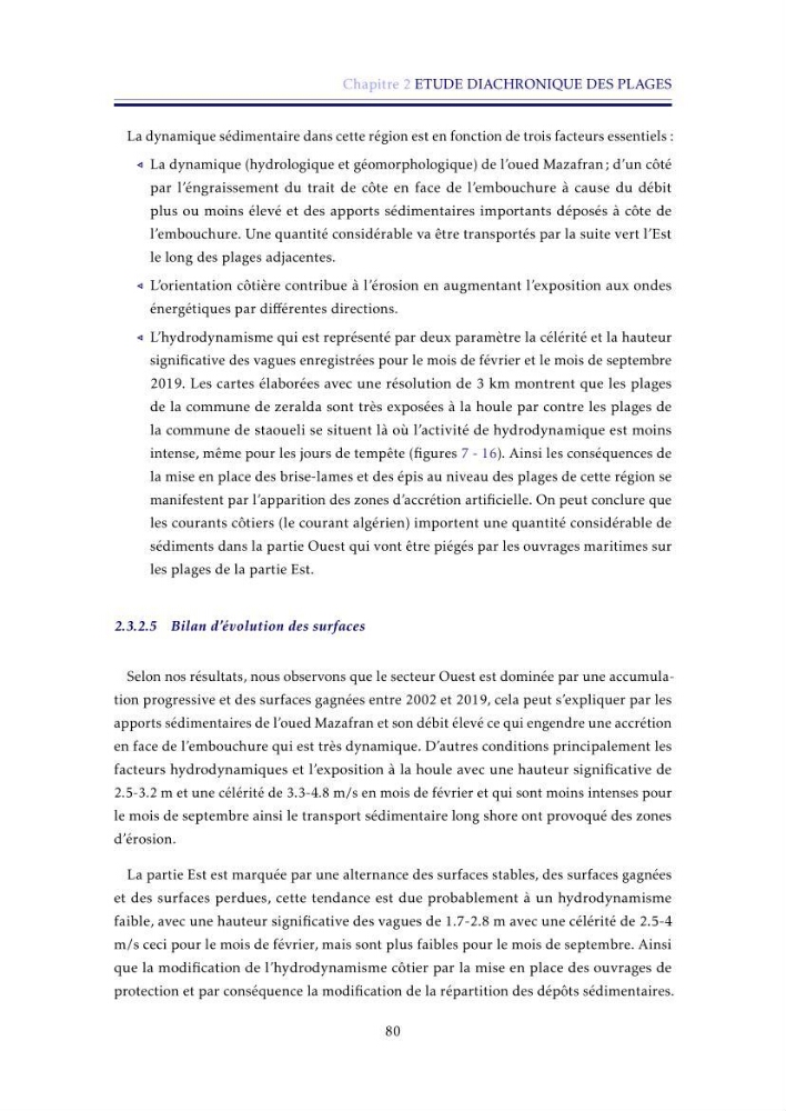 Apport de la télédétection très haute résolution pour l’étude diachronique des plages de la région centre algérienne