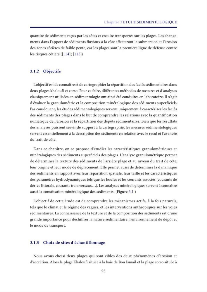 Apport de la télédétection très haute résolution pour l’étude diachronique des plages de la région centre algérienne