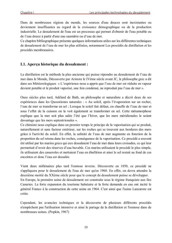Analyse du cycle de vie du dessalement de l\'eau de mer en baie de Bou-Ismail: evaluation de la performance environnementale de la station de Fouka