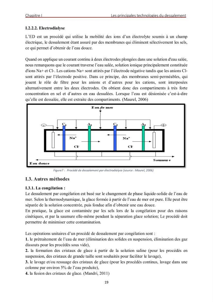 Analyse du cycle de vie du dessalement de l\'eau de mer en baie de Bou-Ismail: evaluation de la performance environnementale de la station de Fouka
