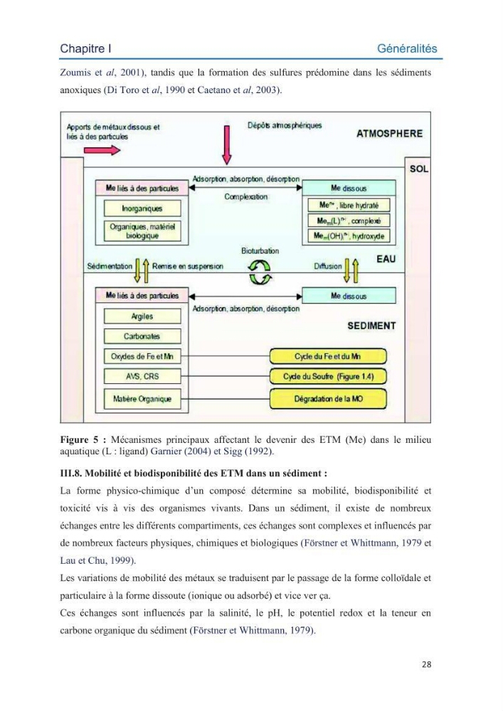 Contamination des sédiments marins de la côte Algéroise par les métaux traces