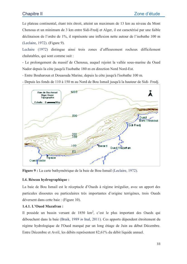 Contamination des sédiments marins de la côte Algéroise par les métaux traces
