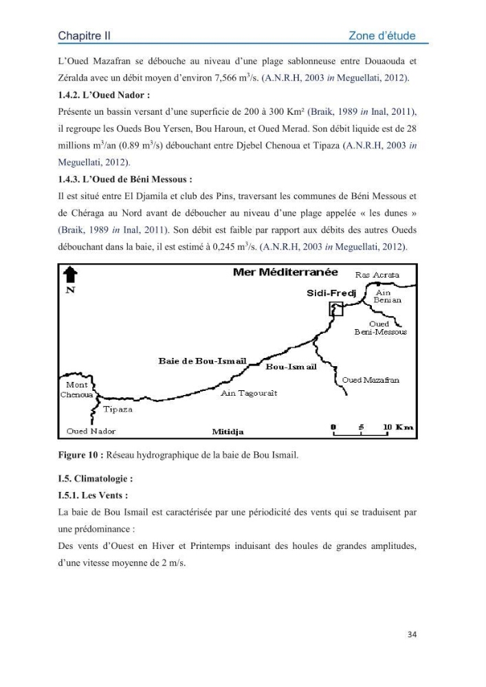 Contamination des sédiments marins de la côte Algéroise par les métaux traces
