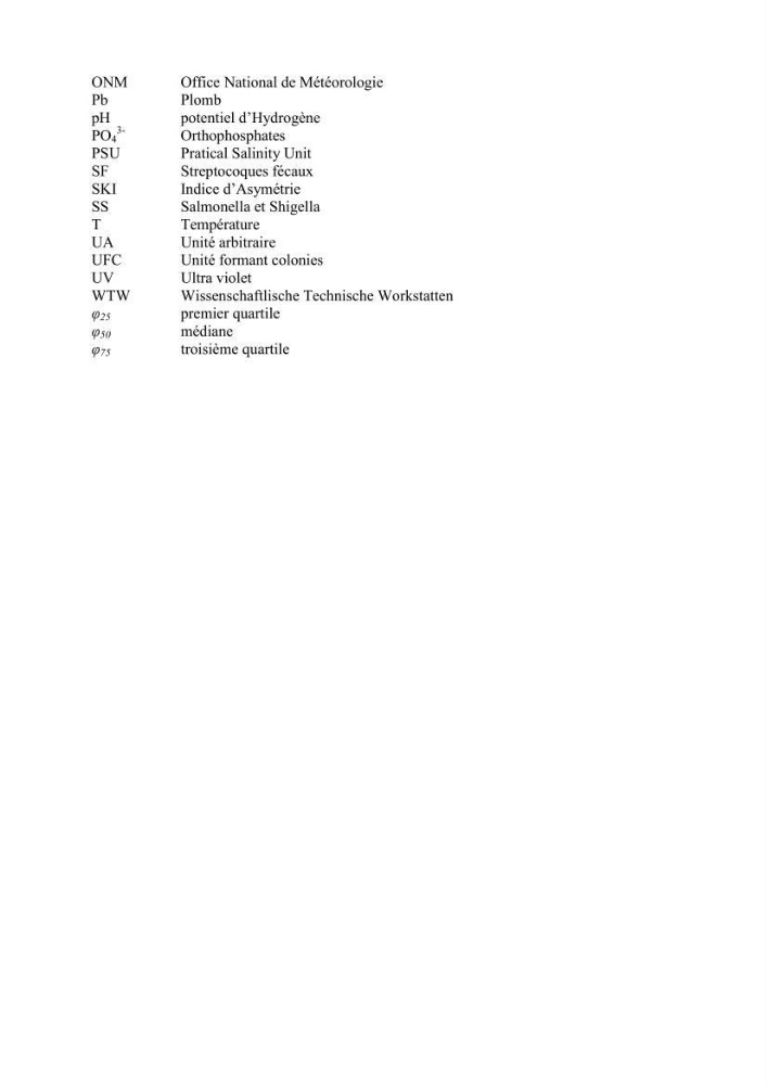 Evaluation de la qualité (microbiologie, métaux lourds, granulométrie et hydrocarbures) des sédiments de dragage du port de Sidi-Fredj en vue d\'une immersion