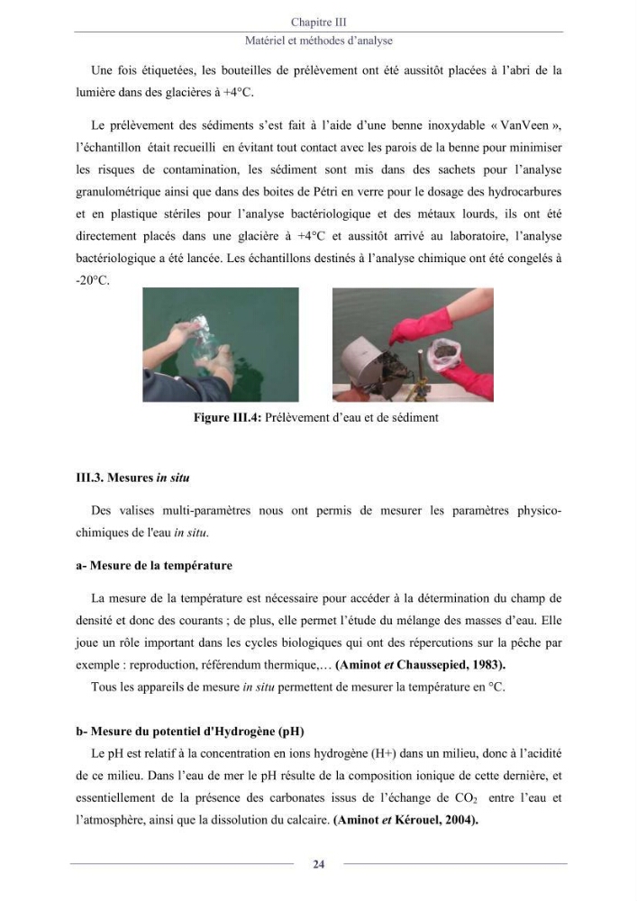 Evaluation de la qualité (microbiologie, métaux lourds, granulométrie et hydrocarbures) des sédiments de dragage du port de Sidi-Fredj en vue d\'une immersion