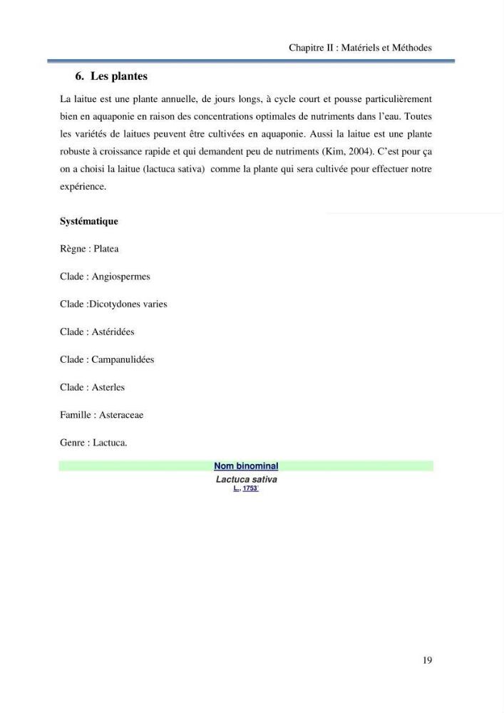 Suivi d\'un systeme d\'élevage en aquaponie en Algèrie: