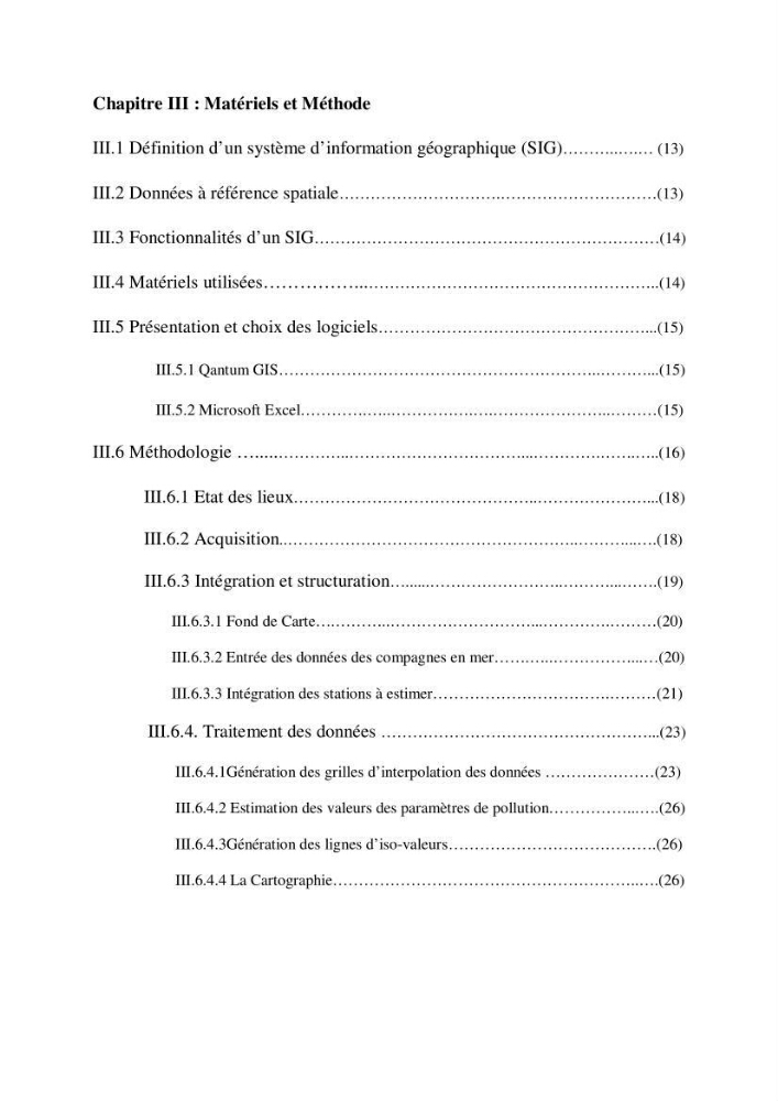 Conception d\'un système d\'information géographique (SIG) pour la spatialisation des paramètres de pollution dans la baie d\'Alger