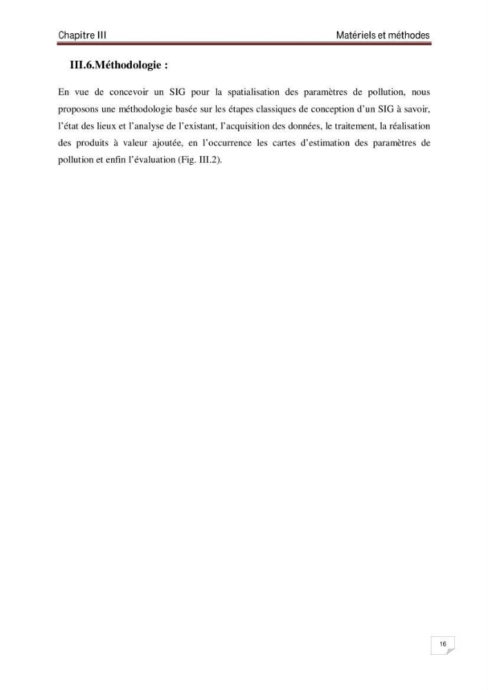 Conception d\'un système d\'information géographique (SIG) pour la spatialisation des paramètres de pollution dans la baie d\'Alger