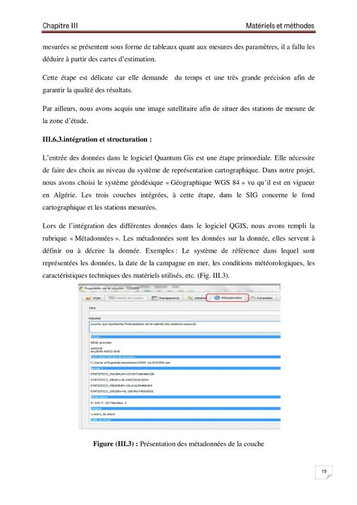 Conception d\'un système d\'information géographique (SIG) pour la spatialisation des paramètres de pollution dans la baie d\'Alger