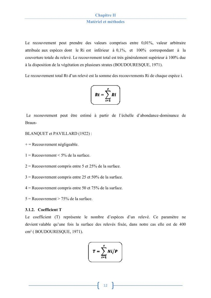 Bioécologie des macroalgues au niveau de Sidi Fredj (w. Alger)