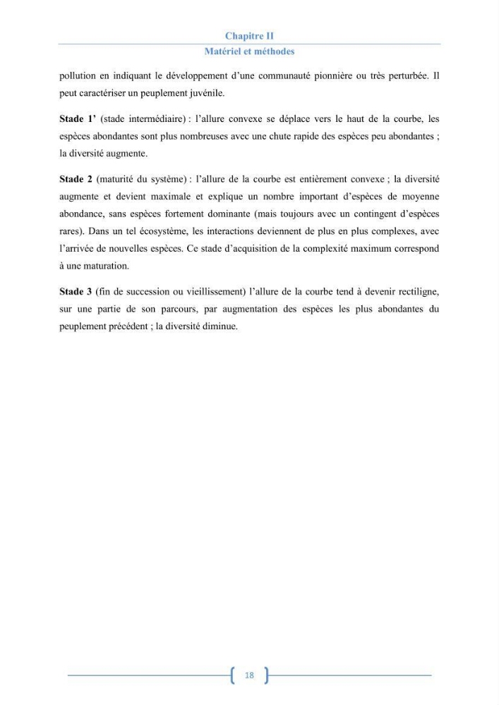 Bioécologie des macroalgues au niveau de Sidi Fredj (w. Alger)