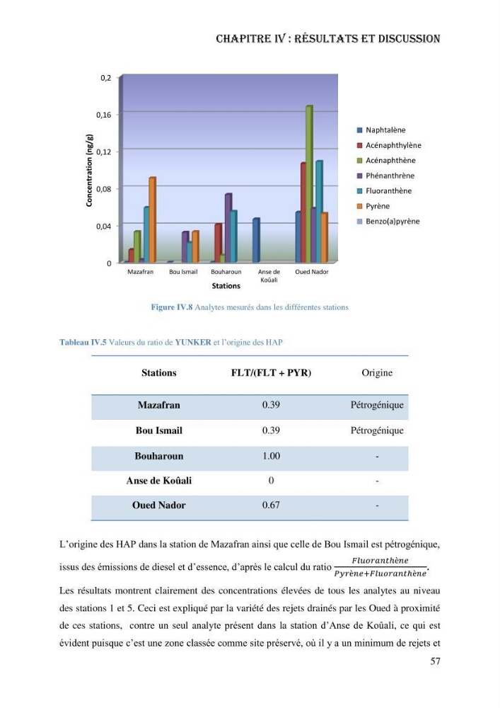 Evaluation de la vulnérabilité bio-morphosédimentaire de la baie de Bou-Ismail face à une pollution potentielle par les hydrocarbures: