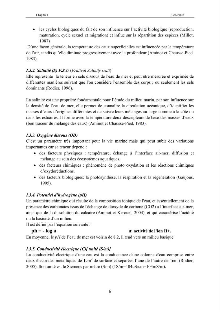Etat de la pollution par les hydocarbures dans les eaux et les sédiments superficiels dans la baie d\'Alger et la baie de Bou-Ismail