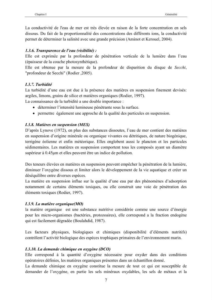 Etat de la pollution par les hydocarbures dans les eaux et les sédiments superficiels dans la baie d\'Alger et la baie de Bou-Ismail