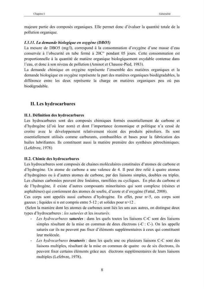 Etat de la pollution par les hydocarbures dans les eaux et les sédiments superficiels dans la baie d\'Alger et la baie de Bou-Ismail