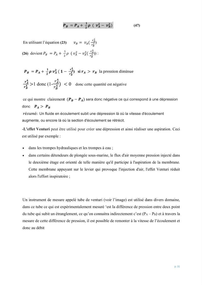 Mécanique des fluides 1: transfert de la quantité de mouvement (cours)
