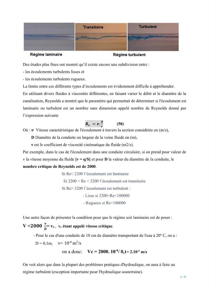 Mécanique des fluides 1: transfert de la quantité de mouvement (cours)