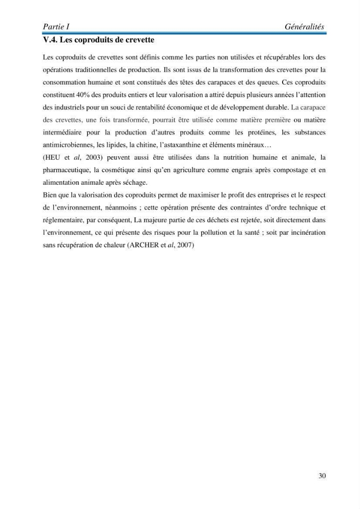 Elaboration d\'un adsorbant à partir des coproduits de la mer :application à la rétention des colorants textiles